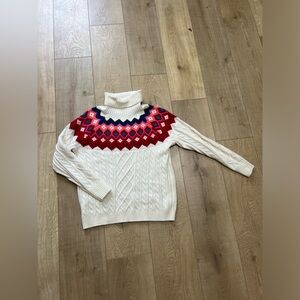 Loft multi colored sweater